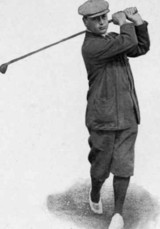 A vintage photo of golfer Fred Herreshoff.