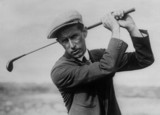 A vintage photo of golfer JH Barnes