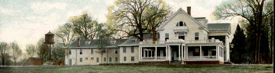 A vintage photo of the Memphis Country Club home of the 1913 Western Open Golf Tournament.