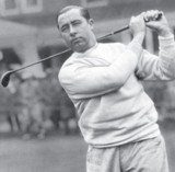 A vintage photo of golfing legend Wlter Hagen.