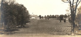 Vintage golf course photo of Brae-Burn CC home of the 1912 Massachusetts Amateur Golf Championship.
