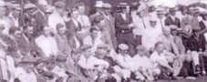 A photo of some of the contestants of the 1912 United States Golf Association Amateur Championship