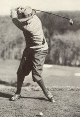 A vintage photo of golfer MacDonald Smith.