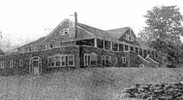 A vintage photo of the clubhouse at the Mt. Tom Golf Club.