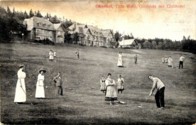 A vintage golf photo of Oberhof Germany golf course.
