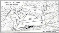 A drawing of the original 9 hole layout in Oberhof Germany 1907.