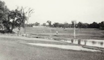 A vintage photo of the Racebrook Golf Course at Yale.