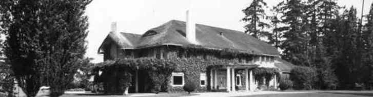 A vintage photo of the Tacoma Golf and Country Club, home course for 1913 US Open Contender James Barnes.