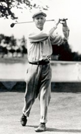 A vintage photo of golfer WC Fownes