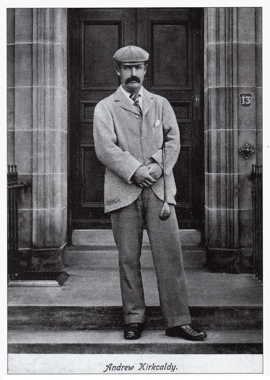 Vintage photo of Scottish golf professional Andrew Kirlaldy.