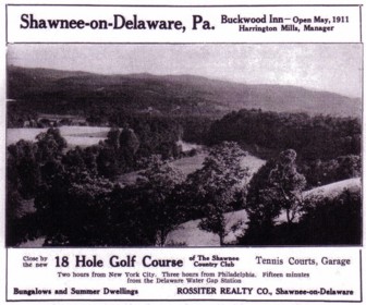 A vintage ad for Shawnee golf resort.
