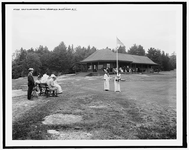 A photo Hotel Champlain Golf Course circa 1890