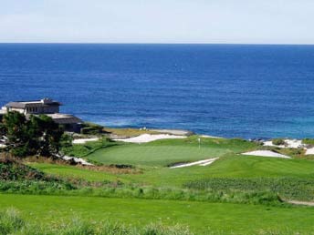 The beautiful 3rd at Spyglass Hill, AT & T Pebble Beach National Pro-Am