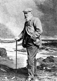 A vintage photo of Old Tom Morris.