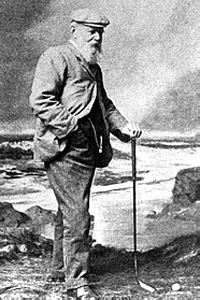 A vintage photo of Old Tom Morris.