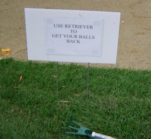 A photo of a sign posted during a renovation project.