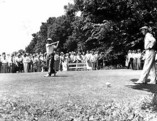 A vintage photo of Paul Runyan and Sam Snead during the 1938 PGA Championship.