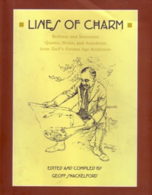 A photo of the book cover of Geoff Shackleford's "Lines of Charm".