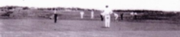A vintage golf photo of Chick Evans on the 2nd green at the 1912 USGA Amateur.