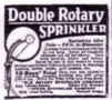 A vintage ad of a golf course sprinkler.