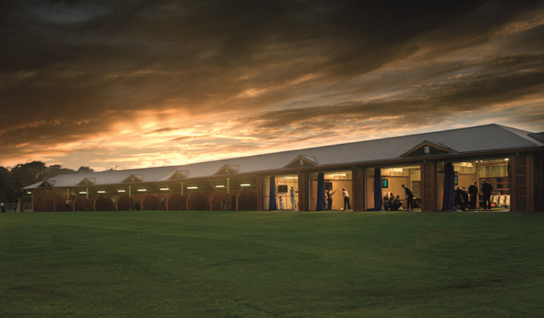 St. Andrews Golf Range as Dusk.